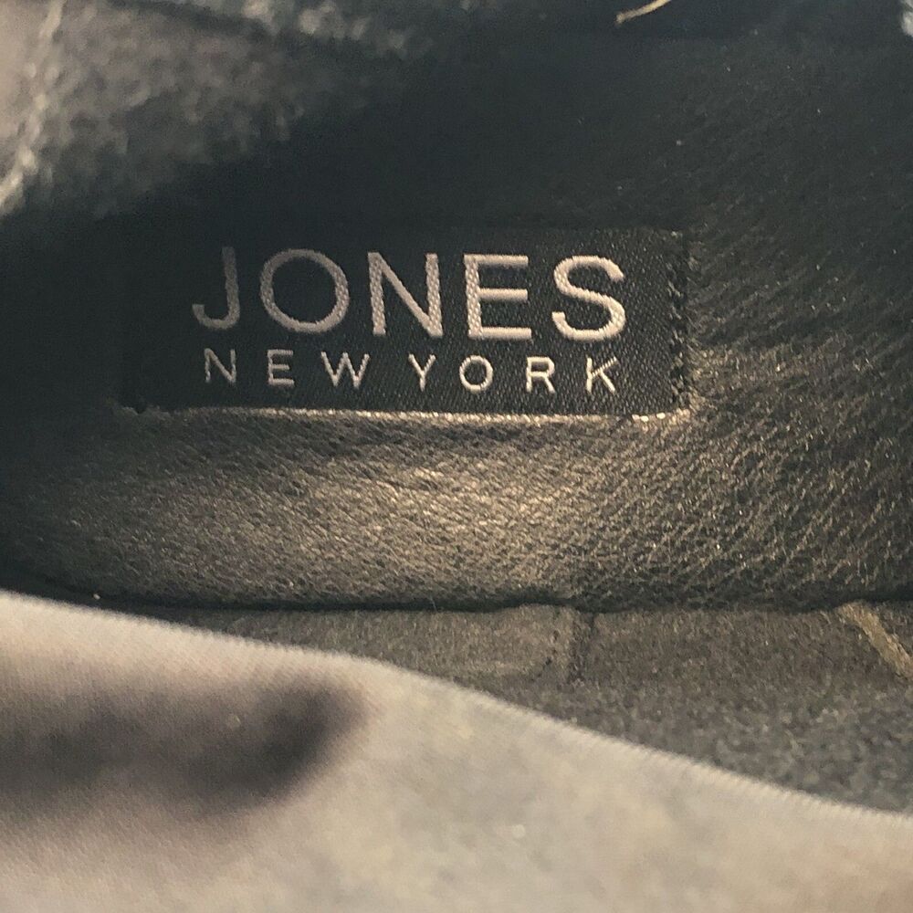 Jones New York Womens Sz 7 Black Ollee Chain Link Ankle Boot Bootie Black - Picture 2 of 14